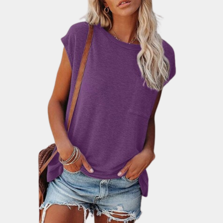 Casual Hölgyek Nyári Póló – Linae