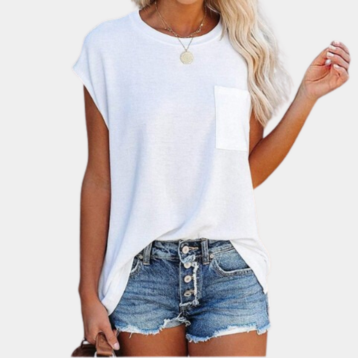 Casual Hölgyek Nyári Póló – Linae