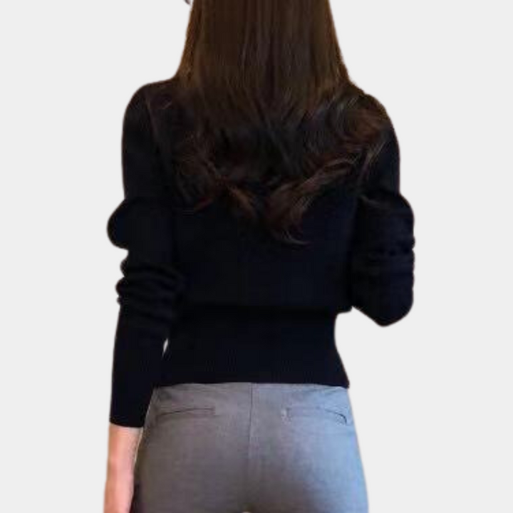 Klasszikus Kötött Női Kardigán Gombos Záródással - Eloise