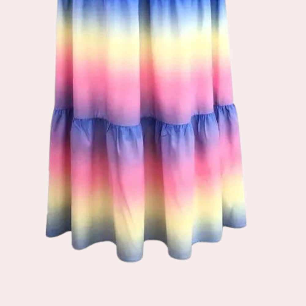 Off-Shoulder Rétegzett Nyári Ruha – Noémie