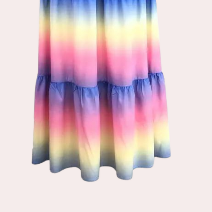 Off-Shoulder Rétegzett Nyári Ruha – Noémie