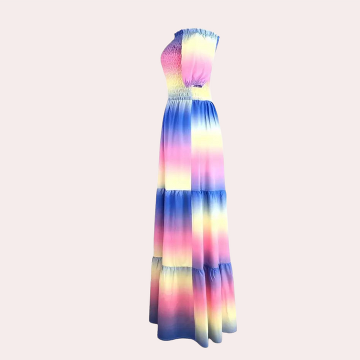 Off-Shoulder Rétegzett Nyári Ruha – Noémie