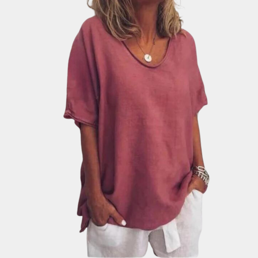 Trendi Oversized Női Póló – Malou