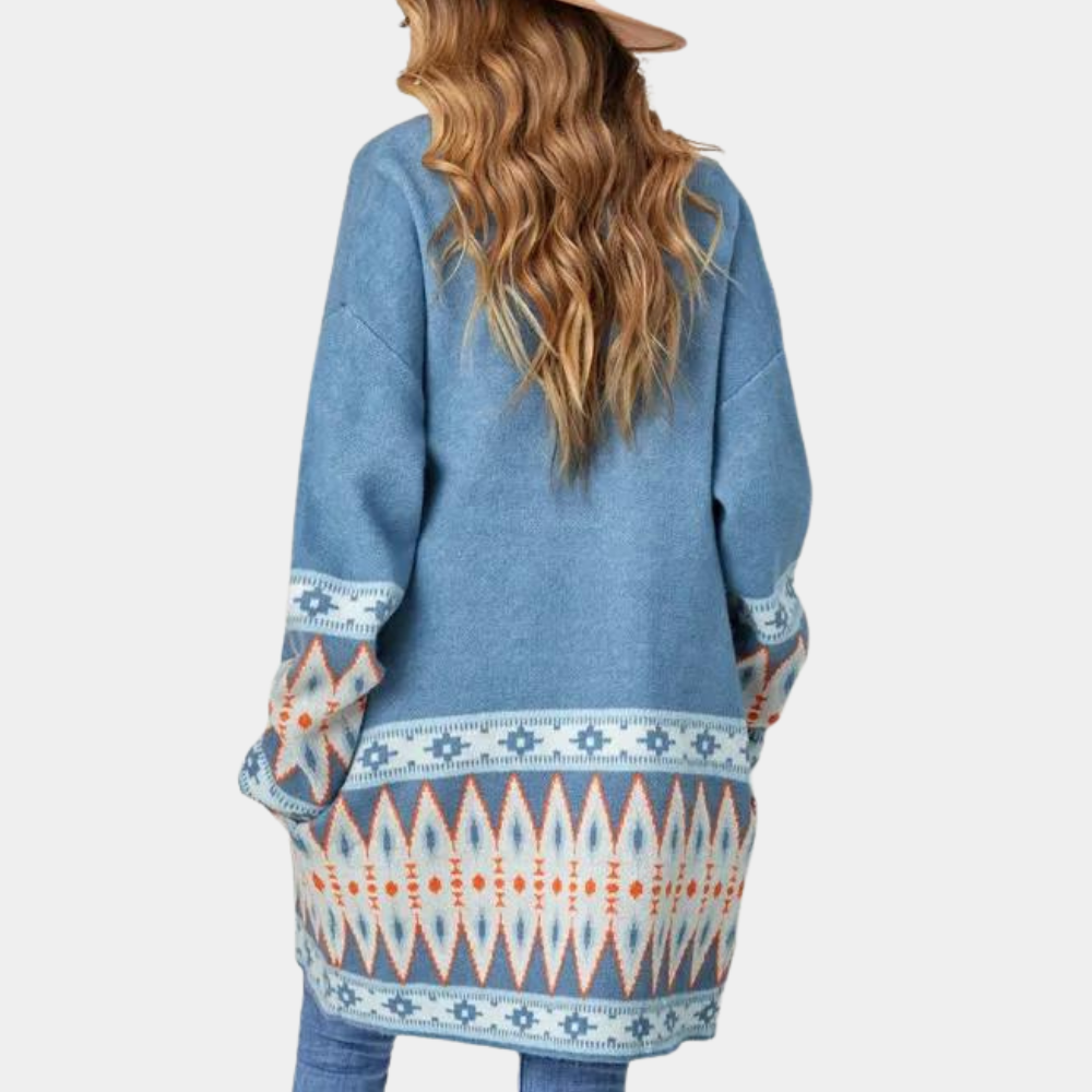 Női Boho kötött kardigán puha anyagból – Selina