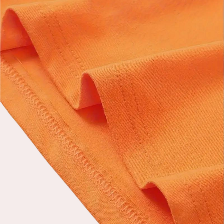 Narancssárga Férfi Póló Kerek Nyakkal – Jaron