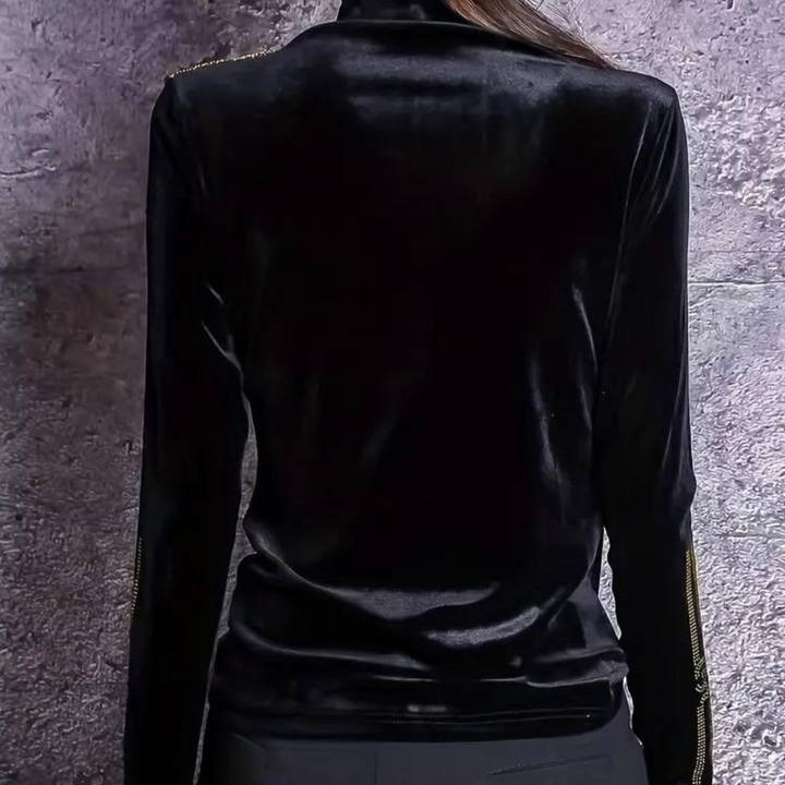 Hölgydeszka magas gallérral - Elise