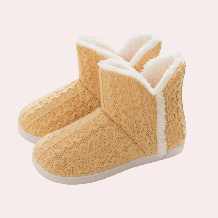 Meleg és Puha Kötött Papucs Nőknek - Elodie