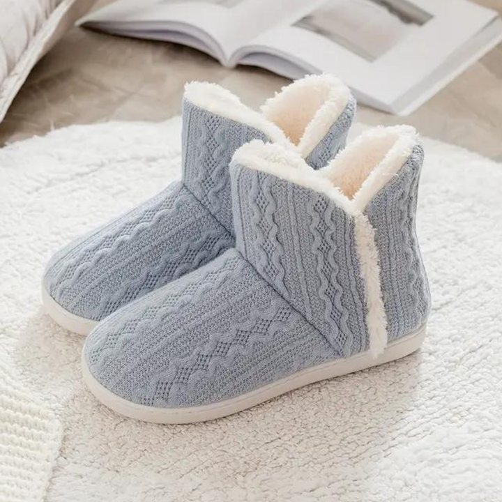 Meleg és Puha Kötött Papucs Nőknek - Elodie