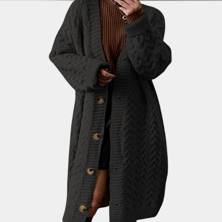 Oversized hosszú kötött női kardigán - Noémie