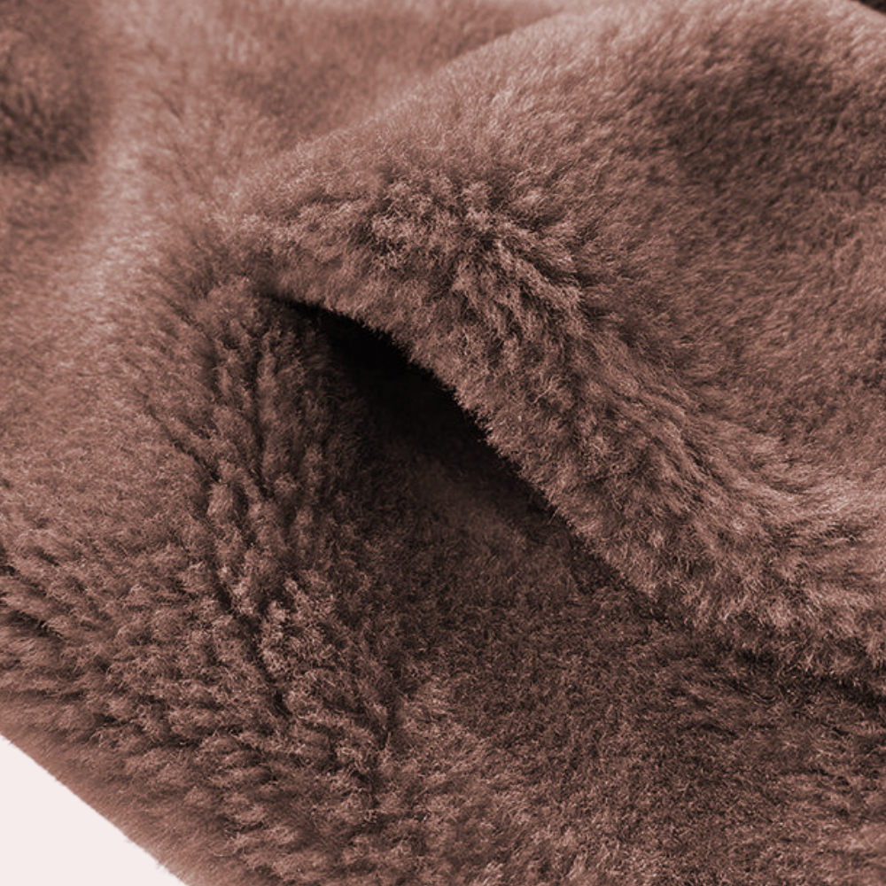 Meleg Női Kabát Cipzárral - Yara