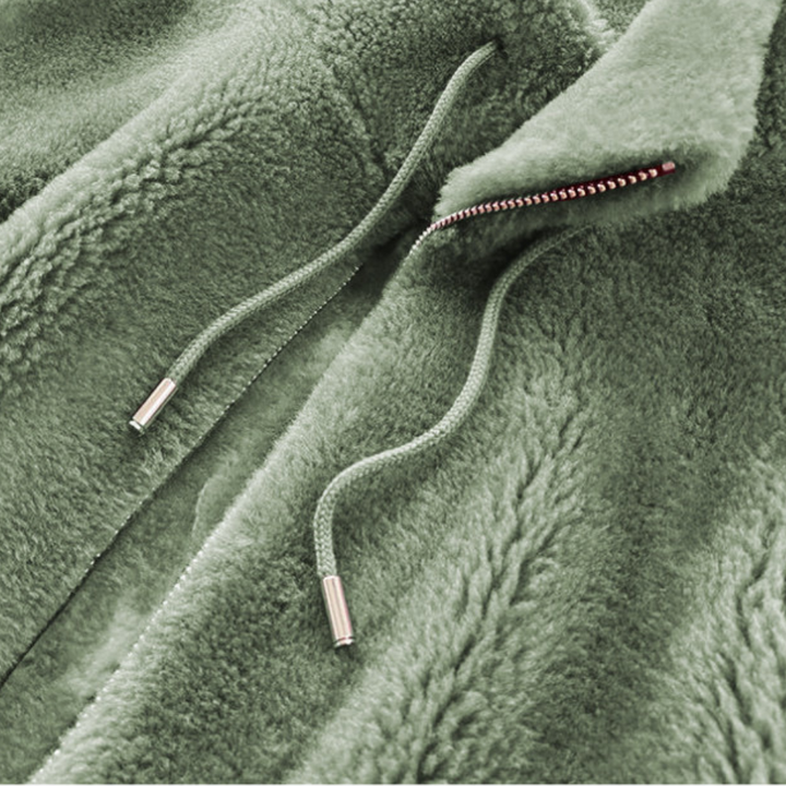 Meleg Női Kabát Cipzárral - Yara