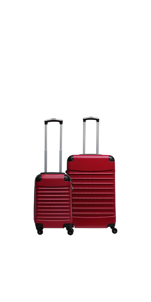 2 részes keménytámlás bőröndkészlet – Siena Rosso