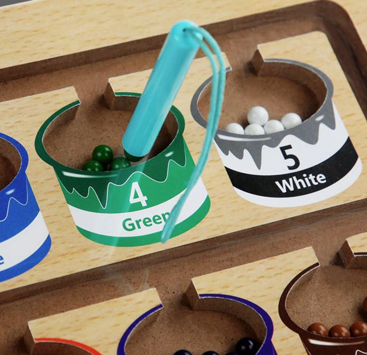 Színes Mágneses Számláló Puzzel - MagniTally