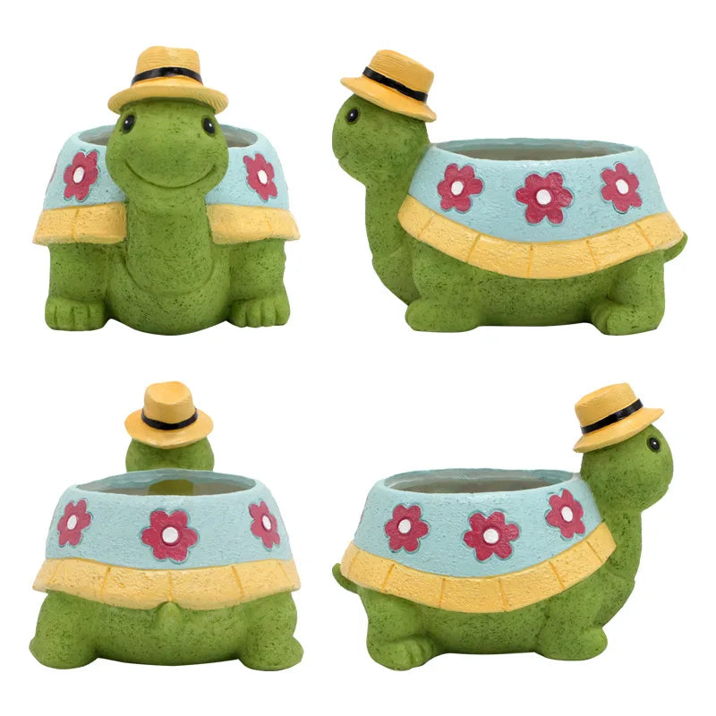 Aranyos Teknős Kerti Növényedény - TurtleBloom