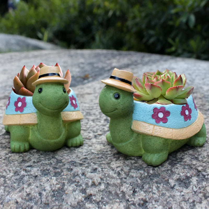 Aranyos Teknős Kerti Növényedény - TurtleBloom
