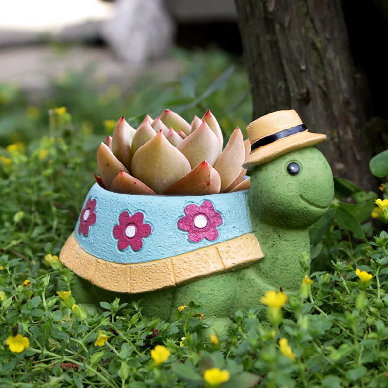 Aranyos Teknős Kerti Növényedény - TurtleBloom