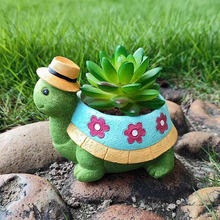 Aranyos Teknős Kerti Növényedény - TurtleBloom