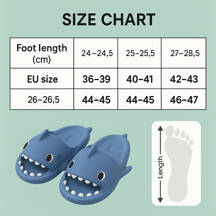 Trendy SoftSteps Sharkies Papucs – Puha, Párnázott
