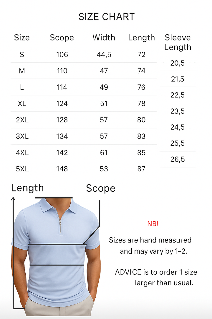 Modern slim fit póló cipzárral (1 vásárol, 1 ingyen) - VestoZip férfi póló