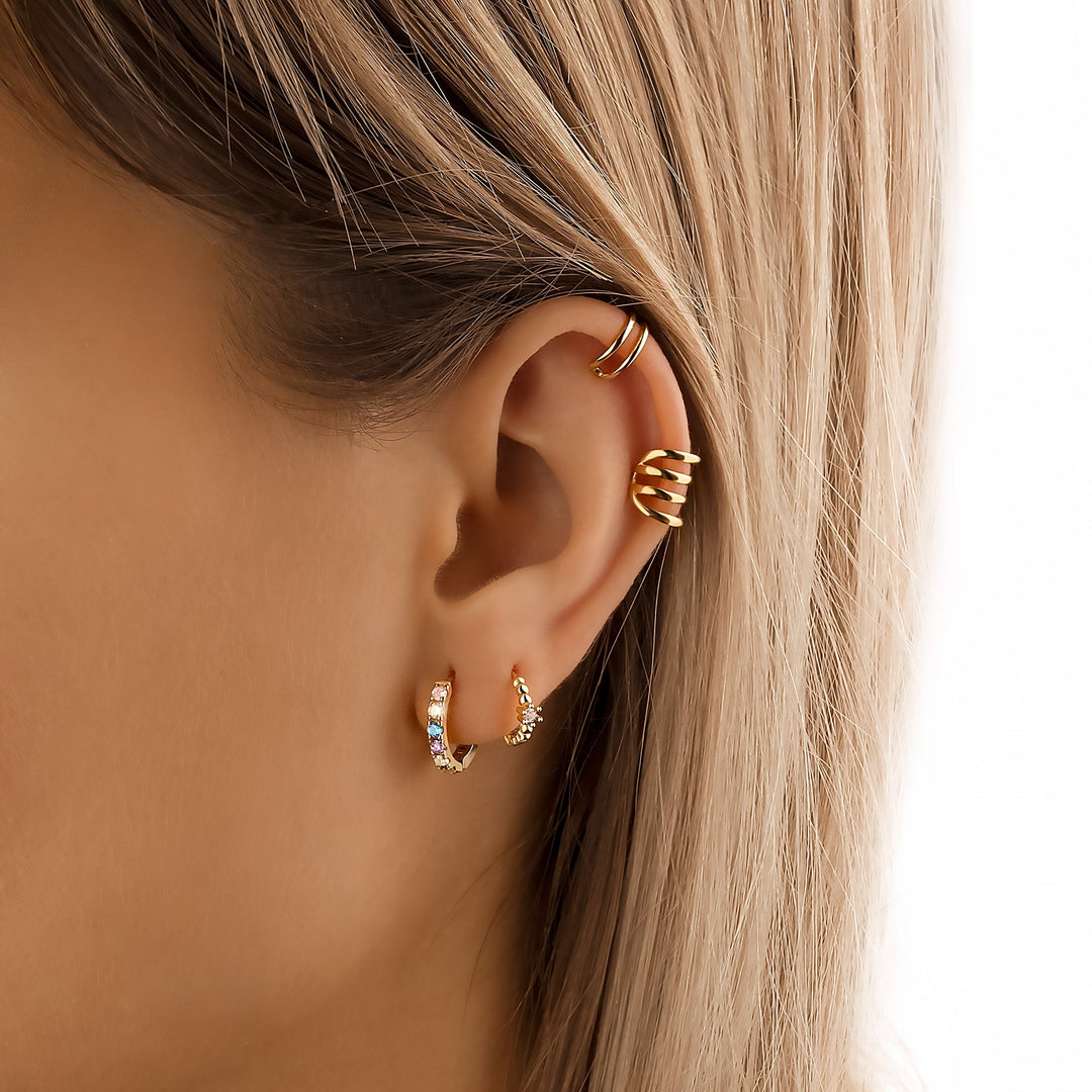 Színes Zirkónia Fülbevalók - Aureline