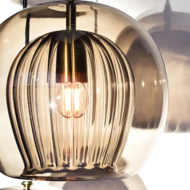 Modern Alumínium-Üveg Függőlámpa - LumaLite