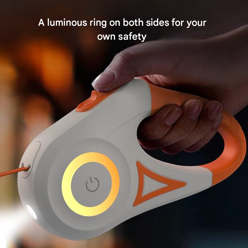 Világító Kutyapóráz Elemlámpával - GlowGuard