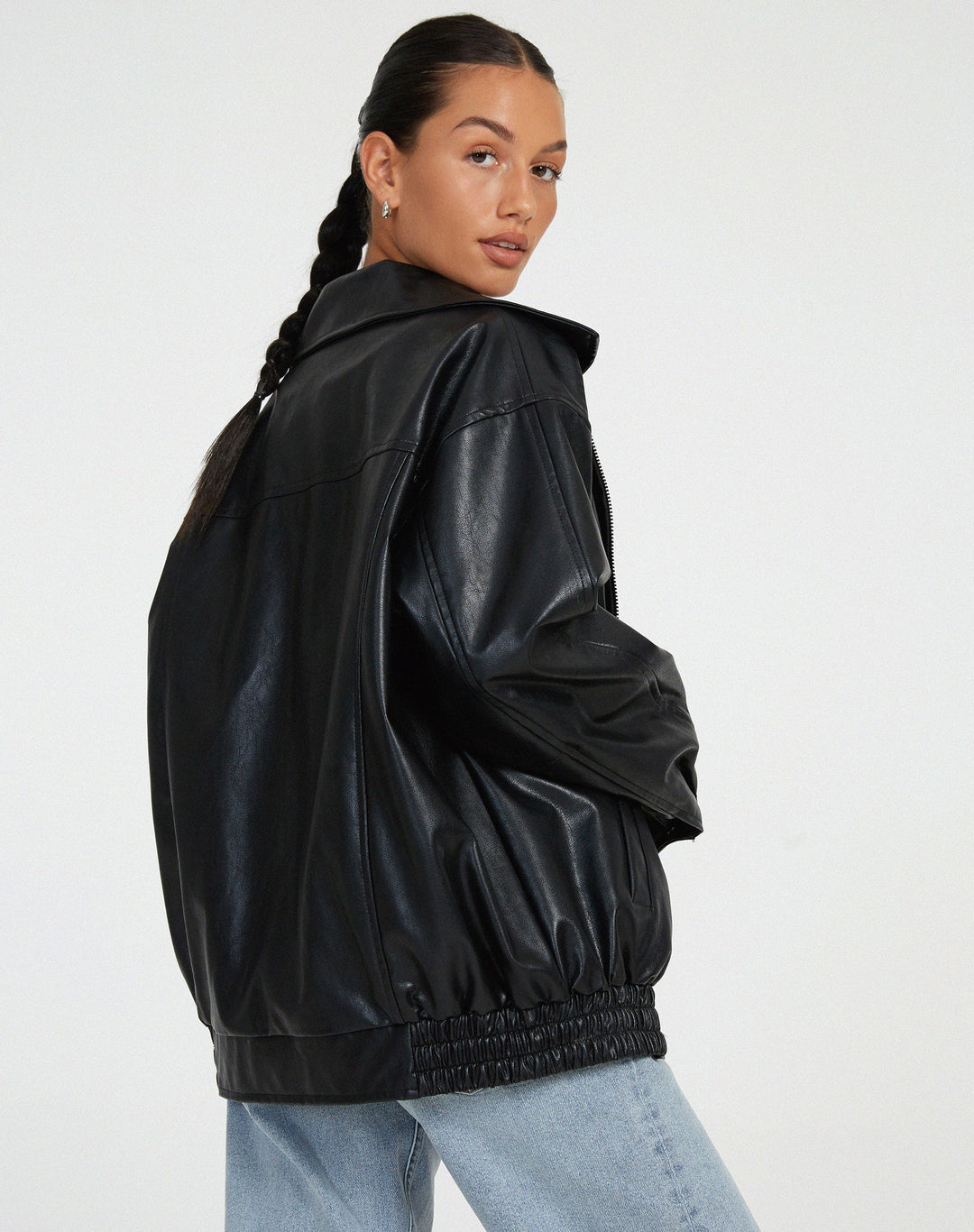 Oversized Los Leren Női Dzseki – Yara