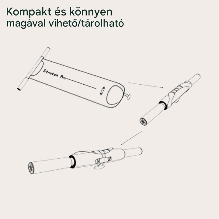 Rugalmas edzőszalag fogantyúkkal és lábhurokkal - FlexiStretch Trainer