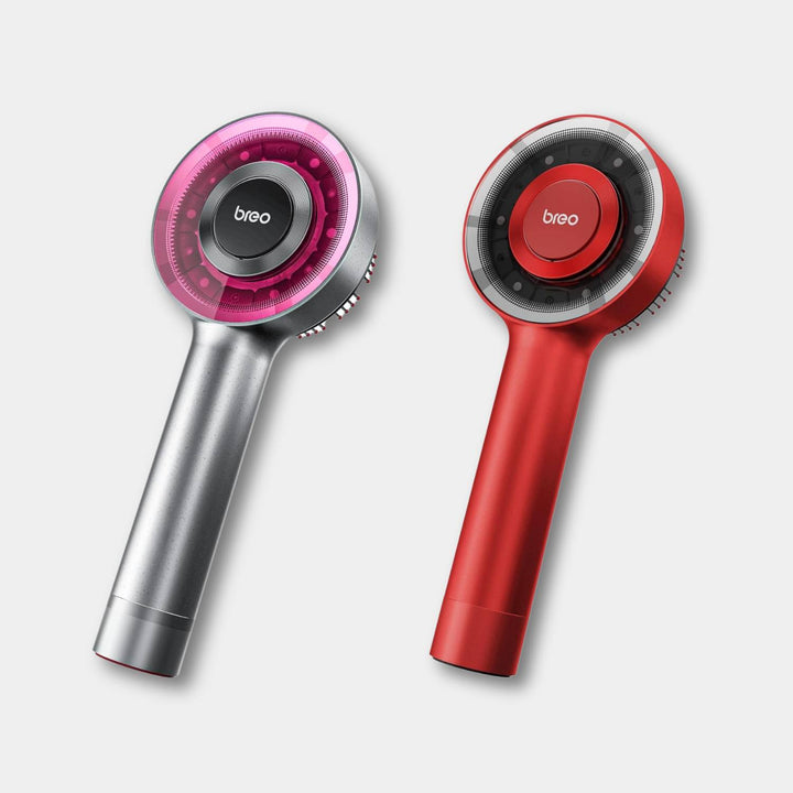 Elektromos fejbőr-masszírozó kefe LED fényterápiával - GlowScalp