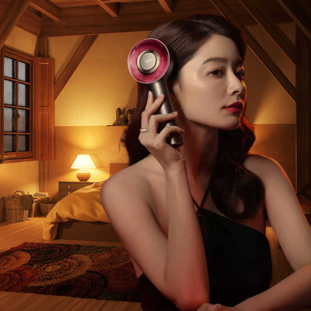 Elektromos fejbőr-masszírozó kefe LED fényterápiával - GlowScalp