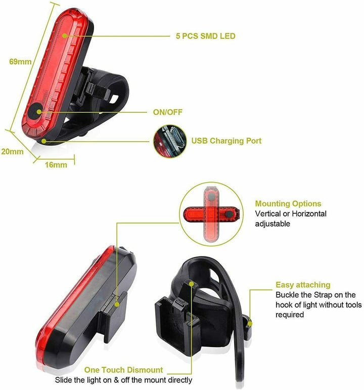 Kerékpár világítási készlet - LumenGuard™