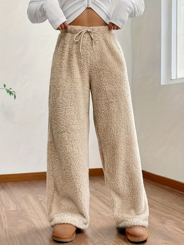 Puha Teddy Sherpa Loungebroek Nőknek – Noémie
