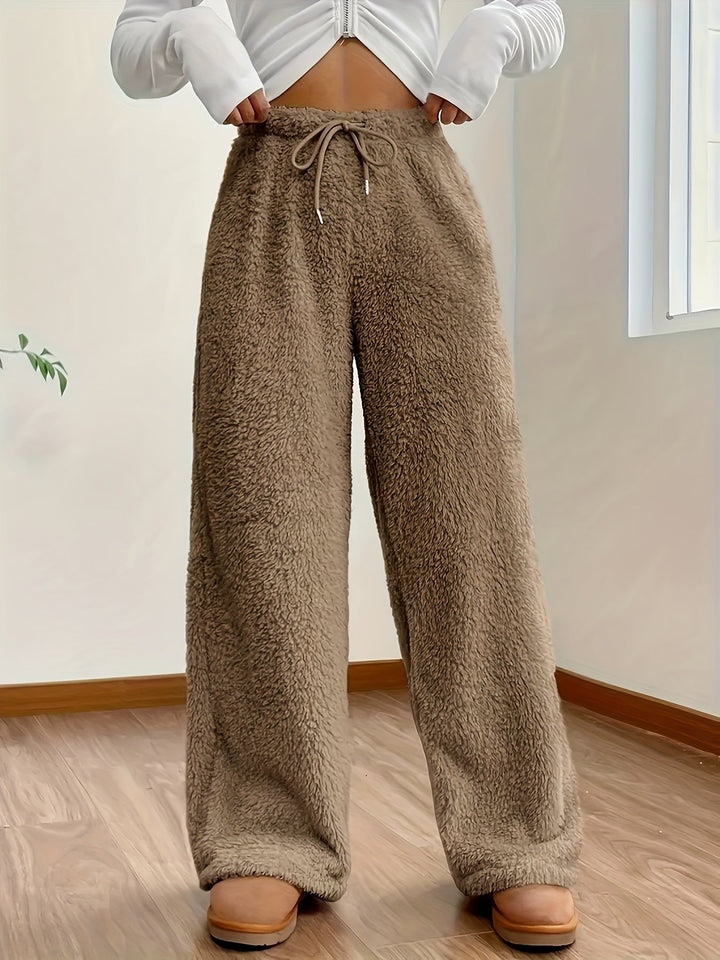Puha Teddy Sherpa Loungebroek Nőknek – Noémie