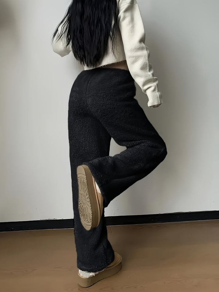 Puha Teddy Sherpa Loungebroek Nőknek – Noémie