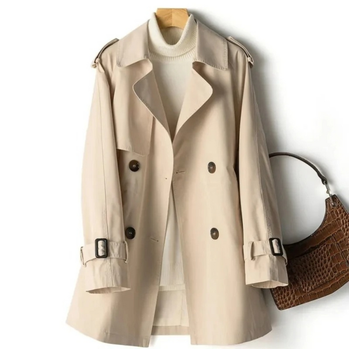 Trendi Hosszú Női Trenchcoat - Mila