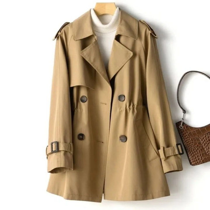 Trendi Hosszú Női Trenchcoat - Mila