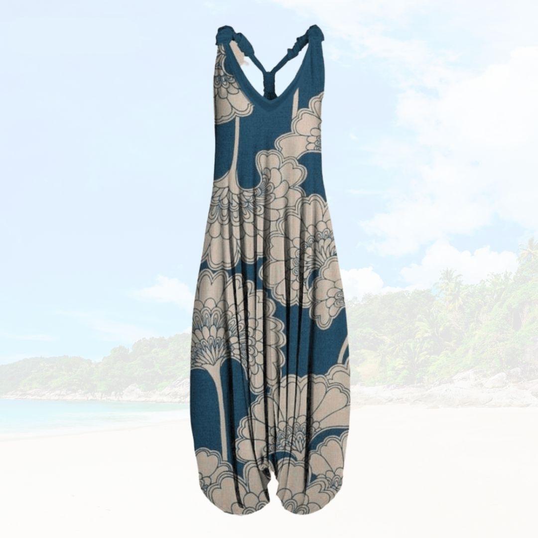Nyári Női Jumpsuit Laza Szabással – Elenya