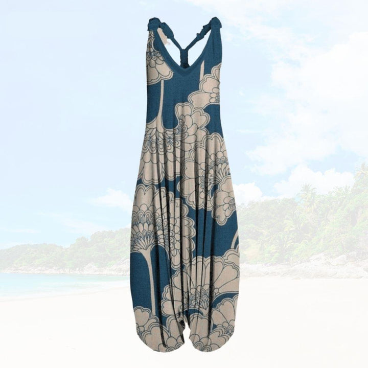 Nyári Női Jumpsuit Laza Szabással – Elenya