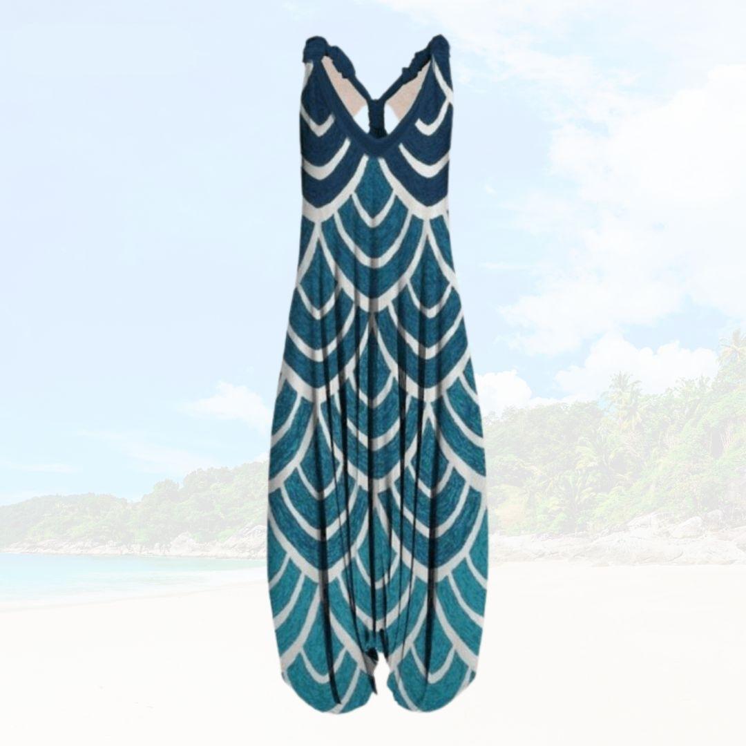 Nyári Női Jumpsuit Laza Szabással – Elenya