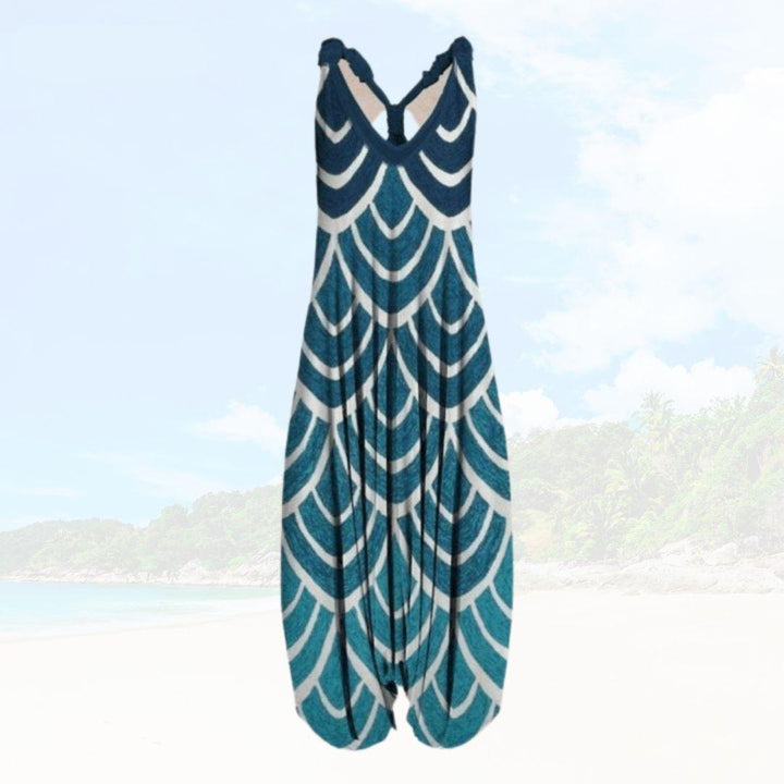 Nyári Női Jumpsuit Laza Szabással – Elenya