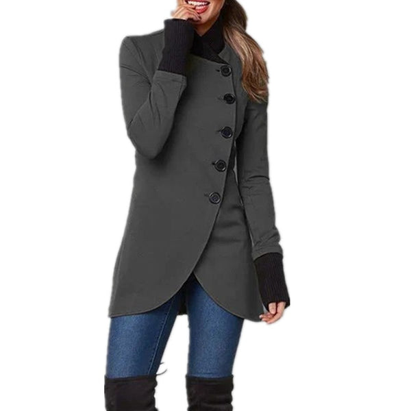 Női Takarójáró Jaket Aszimmetrikus Csattal – Isabella