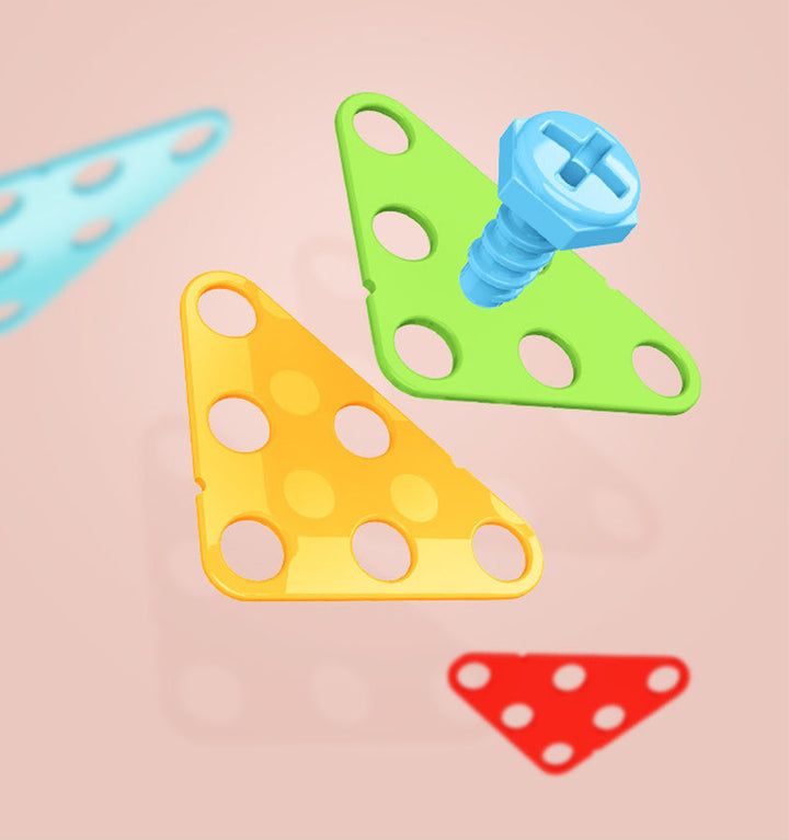 Kreatív Építőszett Játékfúróval - BuildyDrill