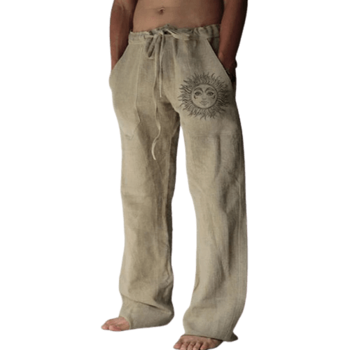 Könnyű és kényelmes férfi nyári vászon nadrág – Nilo