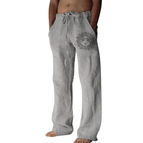 Könnyű és kényelmes férfi nyári vászon nadrág – Nilo