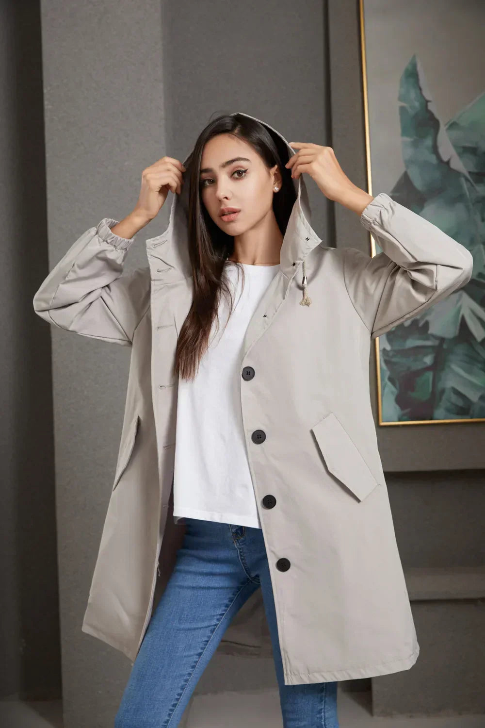 Stílusos Szélálló Trenchcoat - Livia