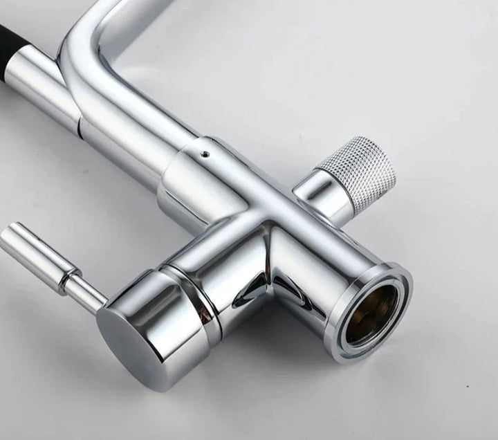 Két kifolyóval és vízszűréssel ellátott csaptelep - PureFlow Duo