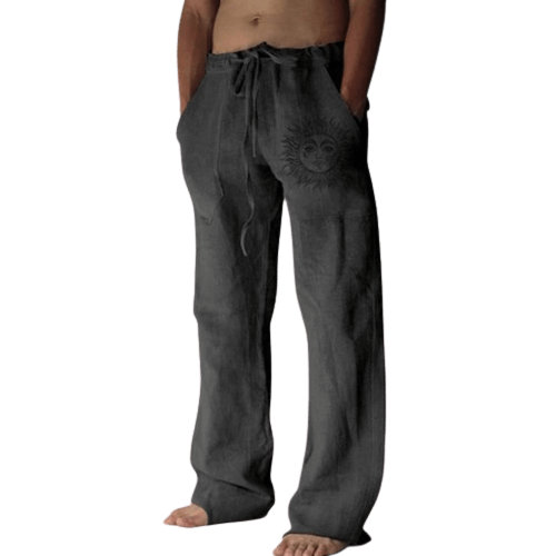 Könnyű és kényelmes férfi nyári vászon nadrág – Nilo