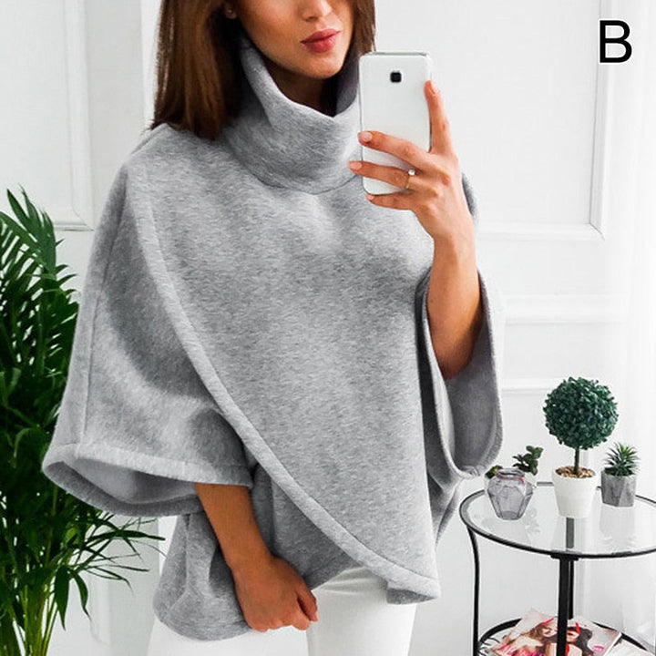 Aszimmetrikus női garbó – Őszi varázslat Mara