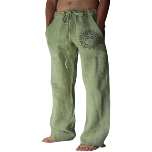 Könnyű és kényelmes férfi nyári vászon nadrág – Nilo