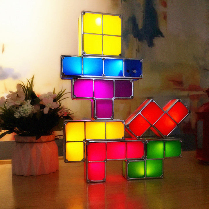 Moduláris Tetris Lámpa - LumiBlocks